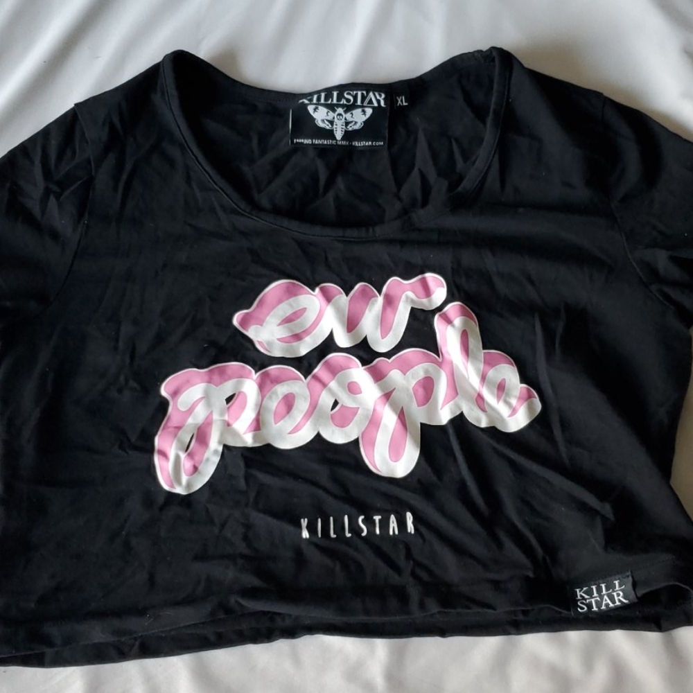 Killstar Ew People Crop Tee